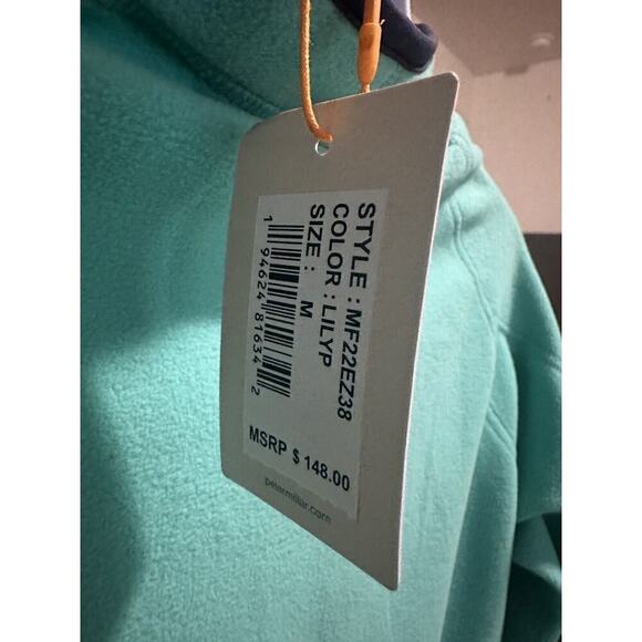 Peter Millar Golf 1/4 Zip Pullover Mens Crown Sport Thermal Flow Fleece Medium - Picture 5 of 5